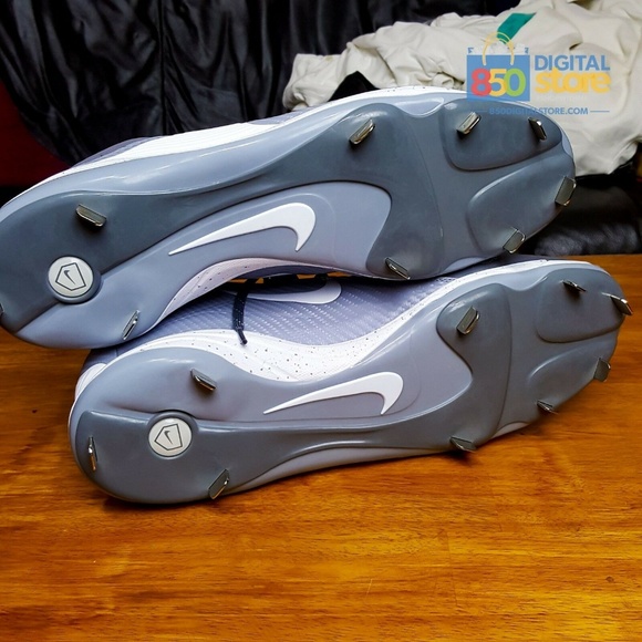 Nike Air MVP Pro 2 Metal Baseball Cleats Grey 16 - Picture 7 of 8